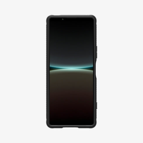 ACS02841 - Sony Xperia 1 III Case Rugged Armor in matte black showing the back